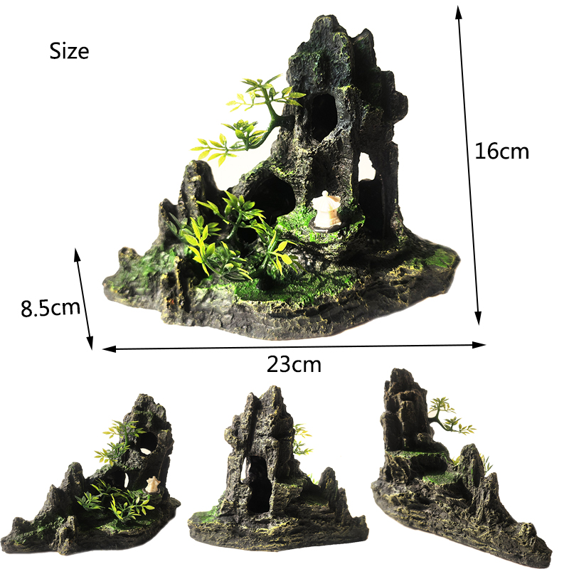 Resin Aquarium Rockery Mountai - огляд і ціна Aquarium Driftwood