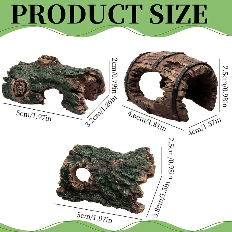 3Pcs Aquarium Resin Decoration - огляд і ціна Aquarium Plant Substrate