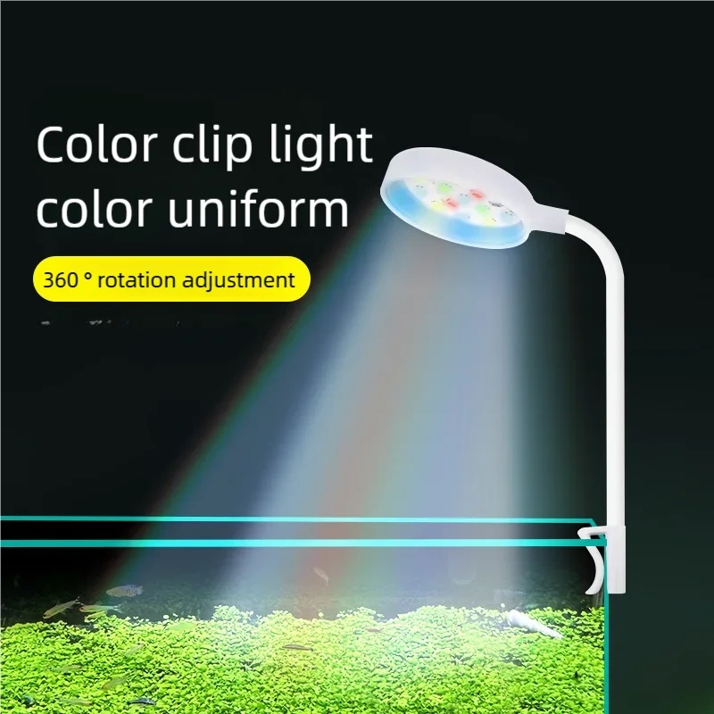 3W LED Clip-On Aquarium Light  - огляд і ціна Aquarium Plant Light