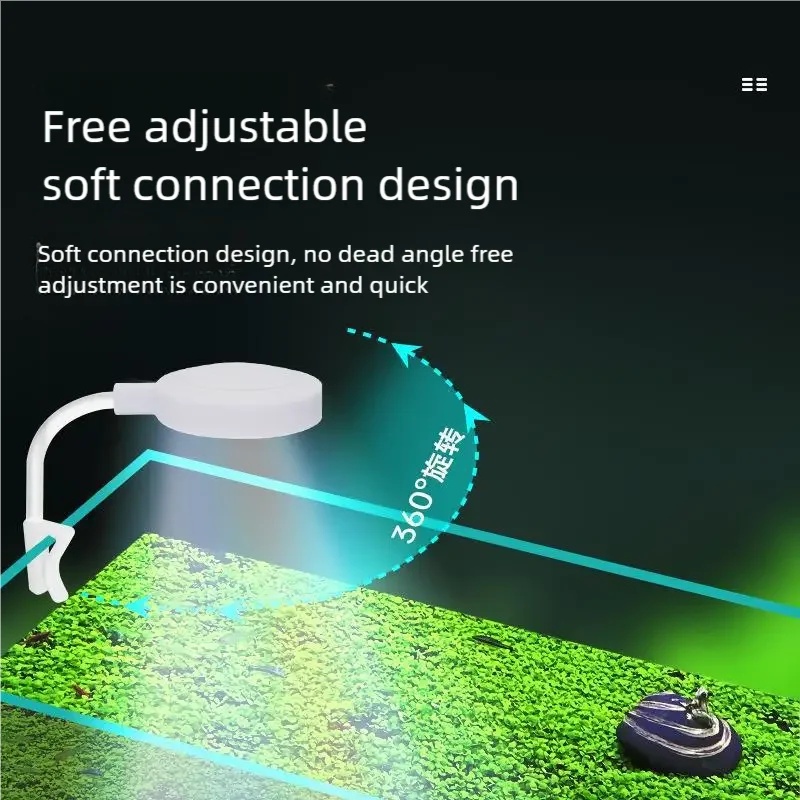 3W LED Clip-On Aquarium Light  - огляд і ціна Aquarium Plant Light