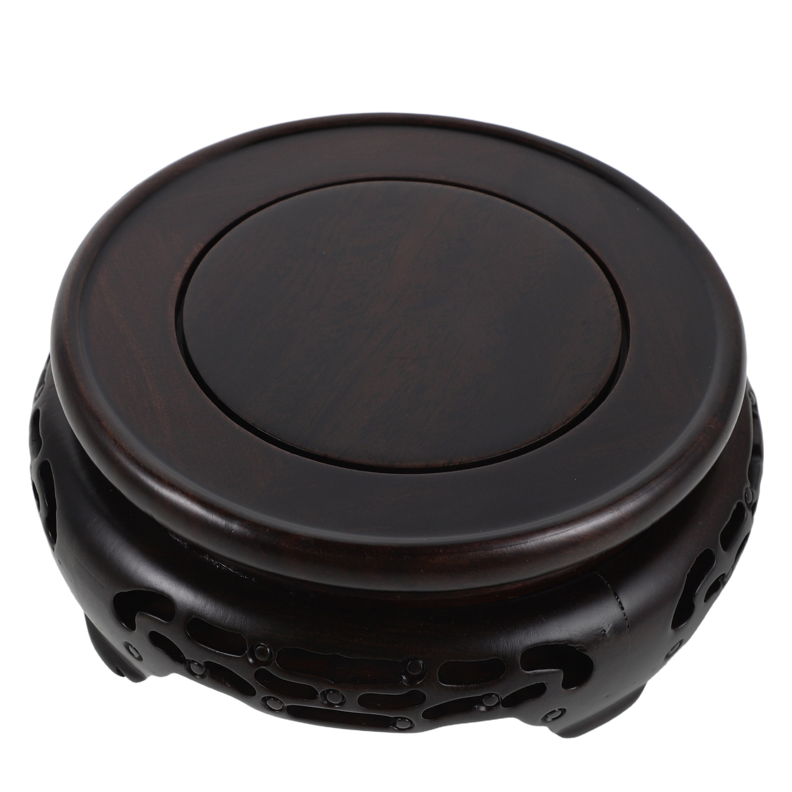 Wooden Vase Display Stand Roun - огляд і ціна Aquarium Plant Holder