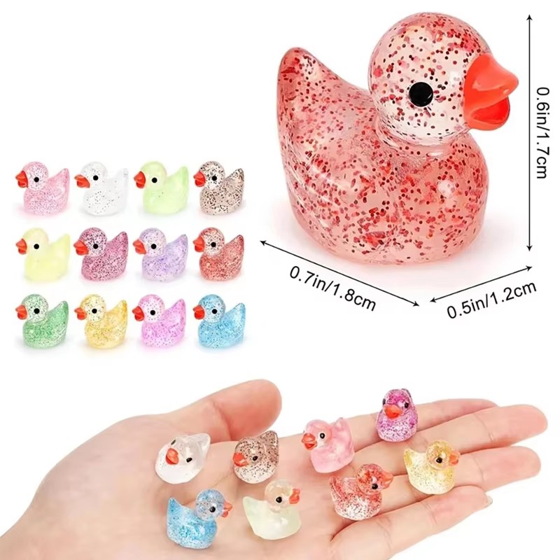 ~ Miniature Resin Duck with Pu - огляд і ціна Plant Aquarium Pot