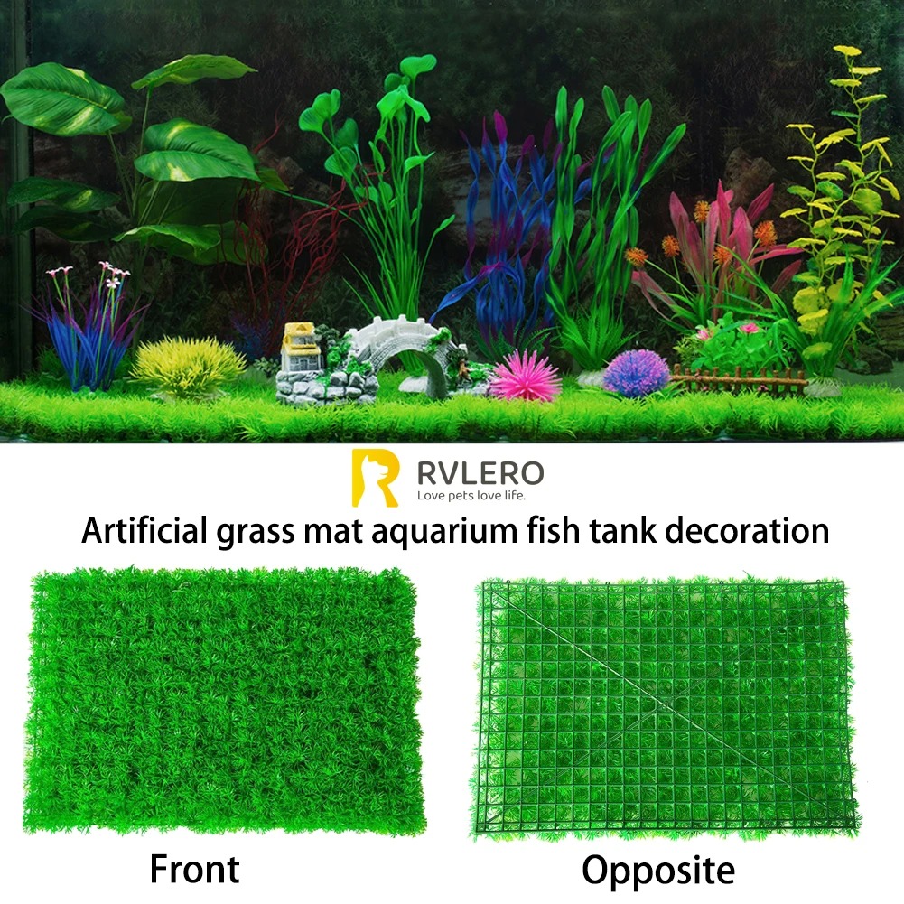 Artificial Grass Lawn Aquarium - огляд і ціна Aquarium Plants Live