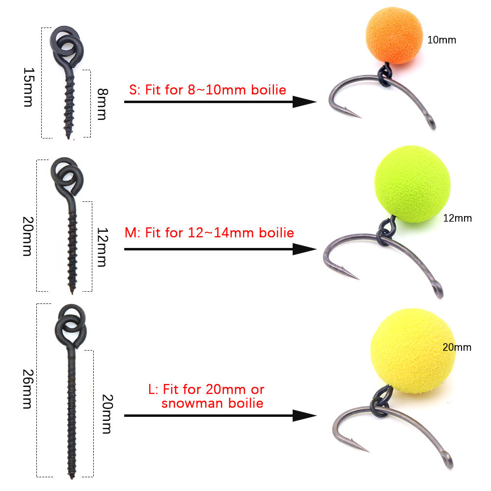 20pcs Carp Fishing Boilie Clip - огляд і ціна Aquarium Fertilizer